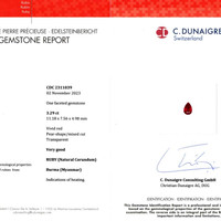 3.29 Ct. Ruby from Burma (Myanmar) Scan Report