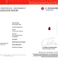 3.29 Ct. Ruby from Burma (Myanmar) Scan Report