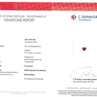 2.14 Ct. Ruby from Mozambique Scan Report