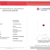 2.14 Ct. Ruby from Mozambique Scan Report