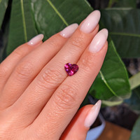 2.14 Ct. Pinkish Red Ruby from Mozambique Life Style