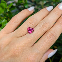 2.14 Ct. Pinkish Red Ruby from Mozambique Life Style