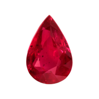 Antique Style Ruby Ring 2.04 Ct., 14K White Gold Combination Stone