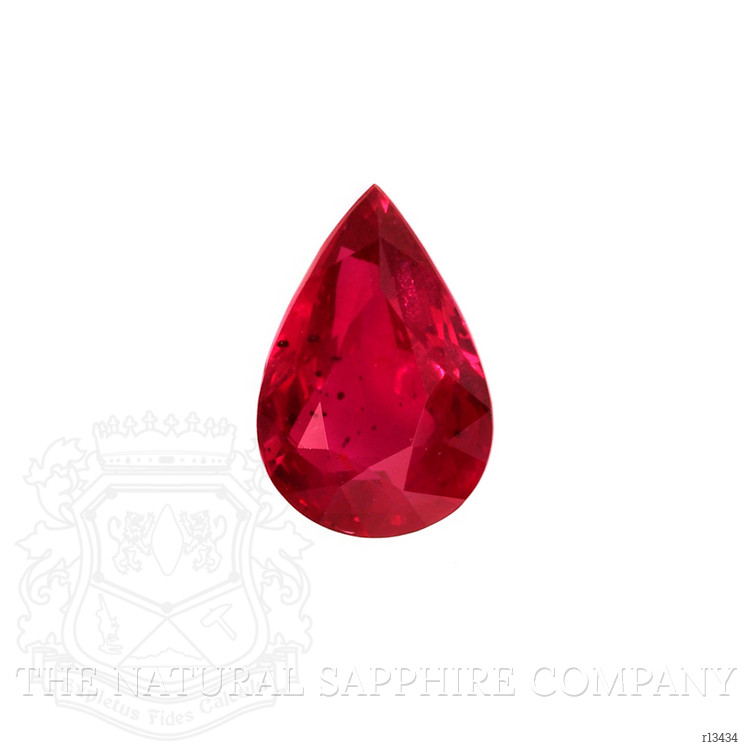 Antique Style Ruby Ring 2.04 Ct., 14K White Gold