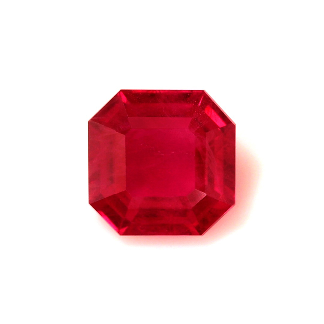 Loose Ruby - Asscher - Octagon 1.35 Ct. - #R13439 | The Natural