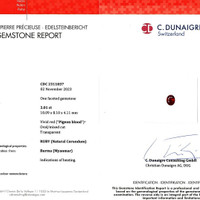 3.01 Ct. Ruby from Burma (Myanmar) Scan Report