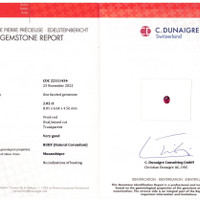 2.02 Ct. Ruby from Mozambique Scan Report
