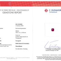 5.04 Ct. Ruby from Mozambique Scan Report