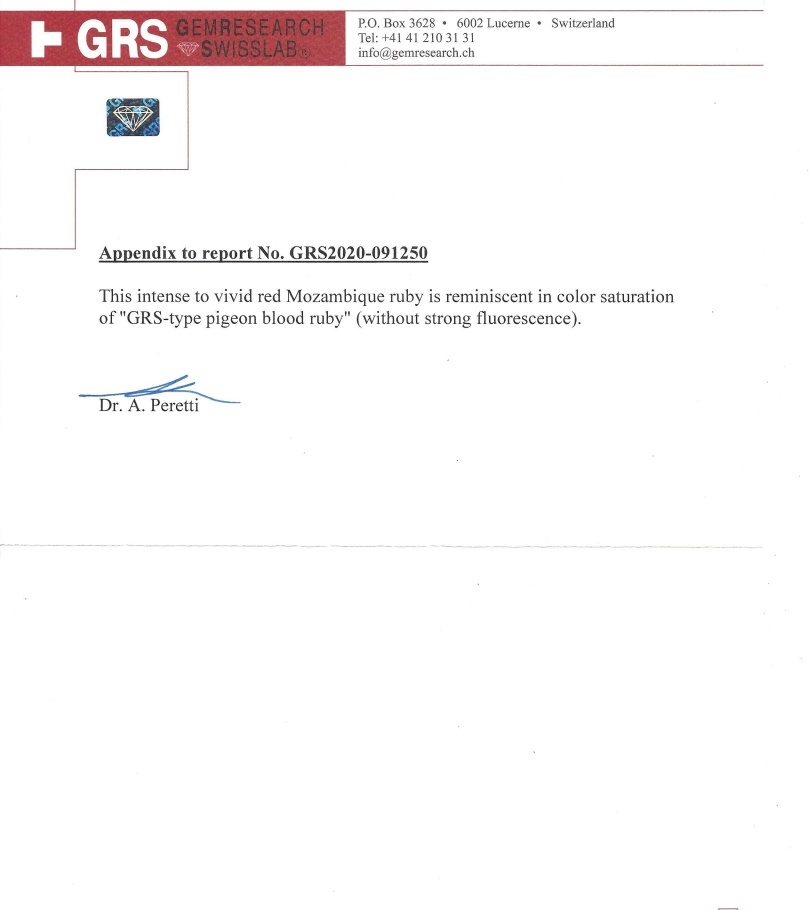 2.25 Ct. Ruby from Mozambique