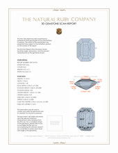 3.12 Ct. Ruby from Mozambique 3 D Scan Report