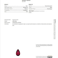 4.05 Ct. Ruby from Mozambique Scan Report