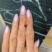 0.89 Ct. Ruby from Mozambique Life Style