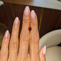 0.89 Ct. Ruby from Mozambique Life Style