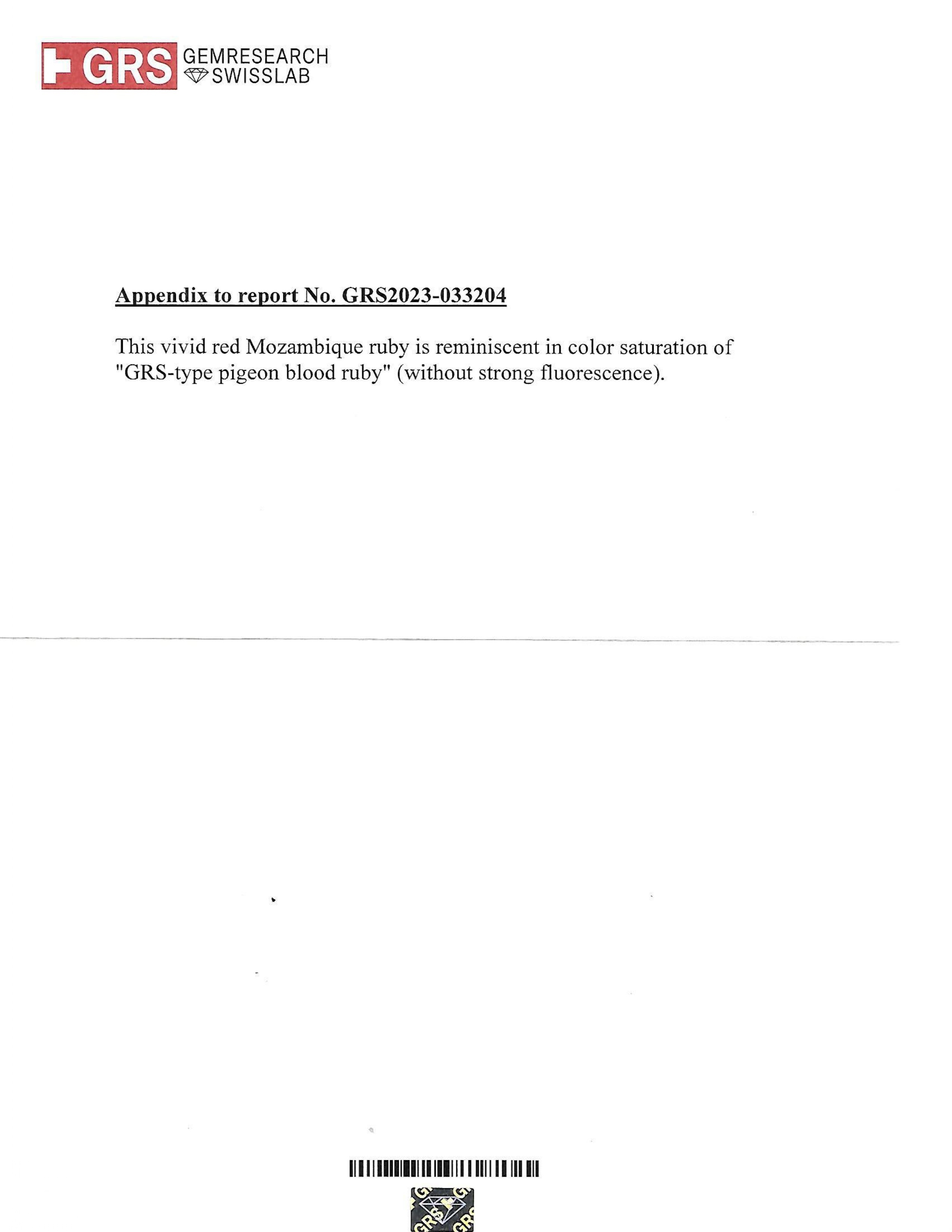 4.10 Ct. Ruby from Mozambique