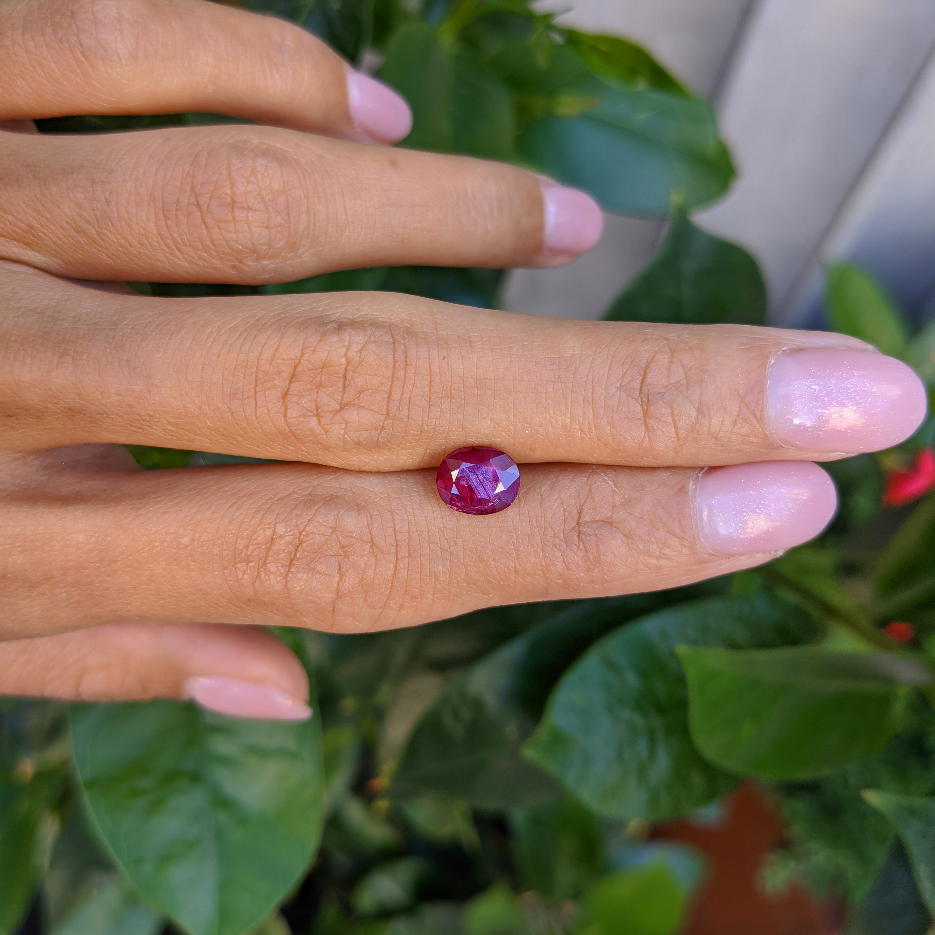 Loose Purplish Red Ruby - Oval 1.93 Ct. - #R13491 | The Natural