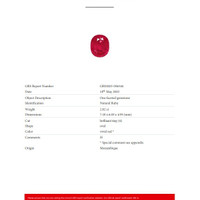 2.02 Ct. Ruby from Mozambique Scan Report