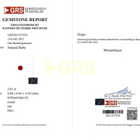 2.01 Ct. Ruby from Mozambique Scan Report