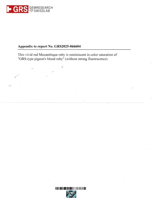 5.06 Ct. Ruby from Mozambique