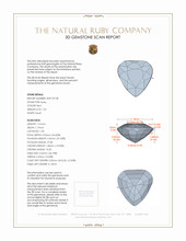 1.52 Ct. Ruby from Ceylon (Sri Lanka) 3 D Scan Report