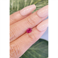 0.56 Ct. Ruby from Mozambique Life Style