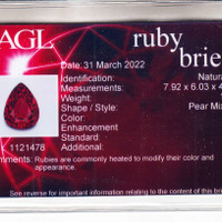 1.66 Ct. Ruby from Mozambique Scan Report