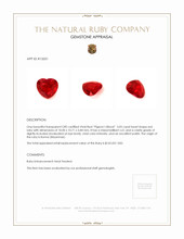5.05 Ct. Ruby from Burma (Myanmar) Appraisal