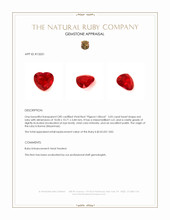 5.05 Ct. Ruby from Burma (Myanmar) Appraisal