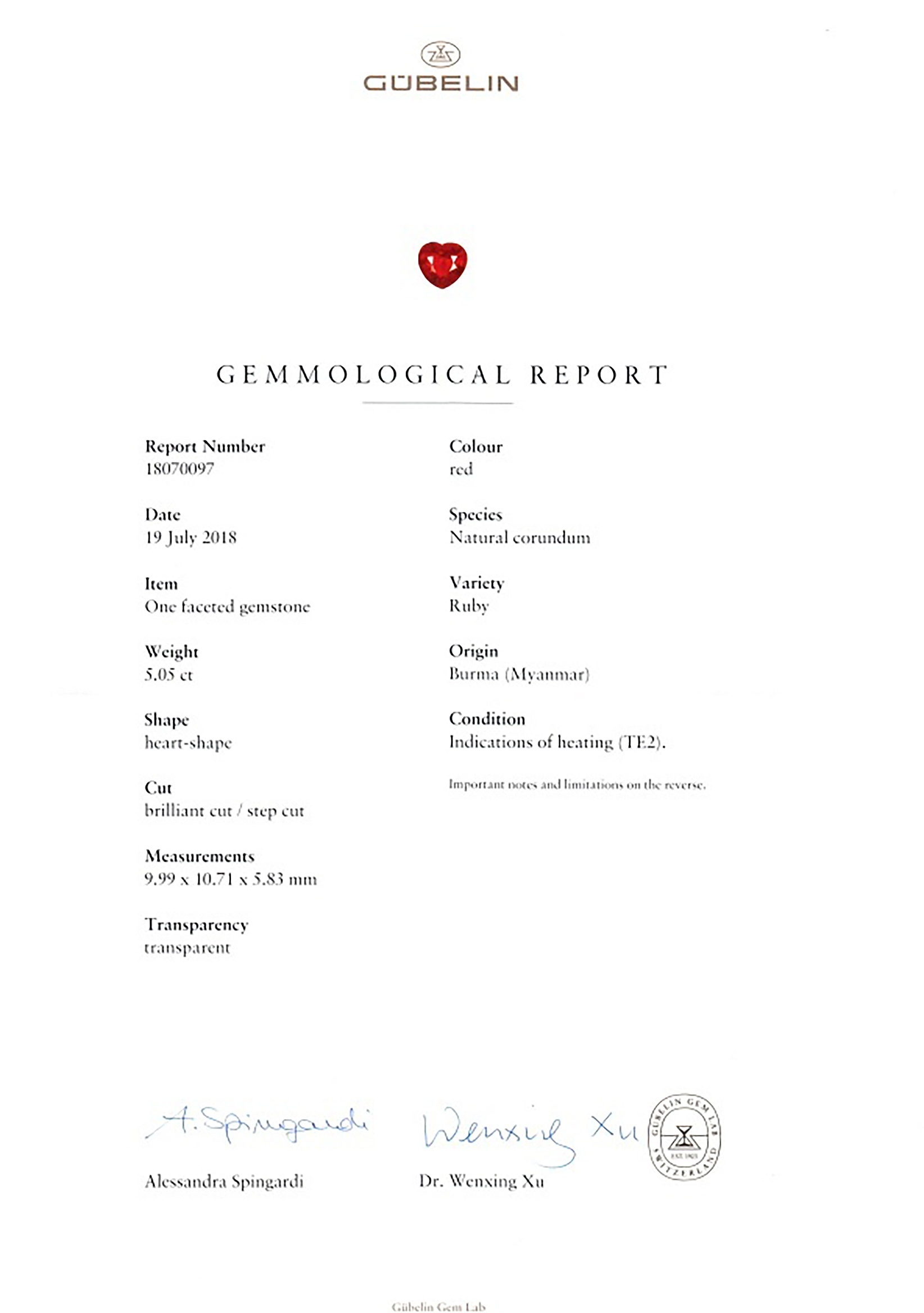 5.05 Ct. Ruby from Burma (Myanmar)