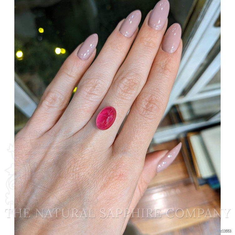 7.68 Ct. Cabochon Ruby from Mozambique