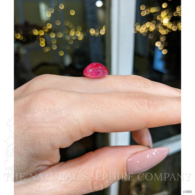 7.68 Ct. Cabochon Ruby from Mozambique