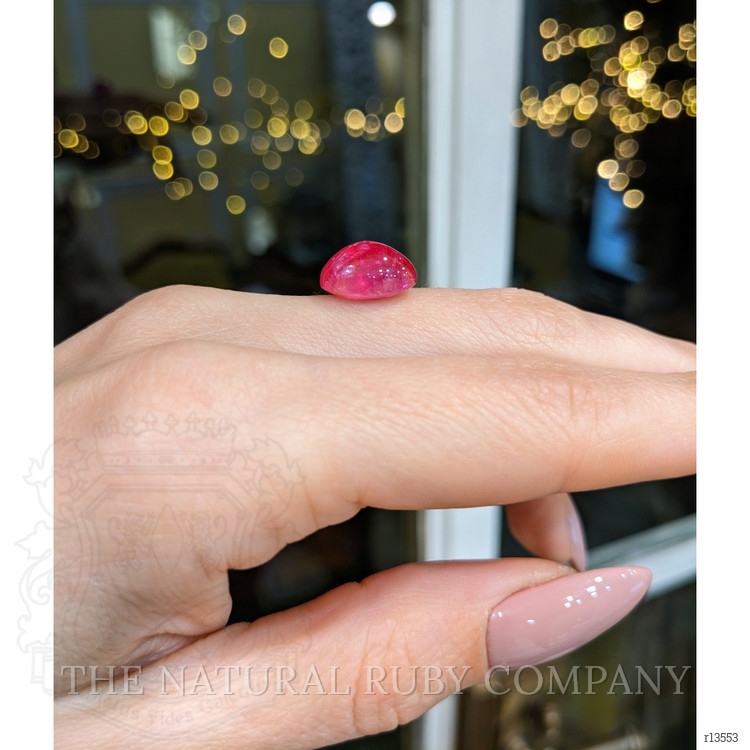 7.68 Ct. Cabochon Ruby from Mozambique