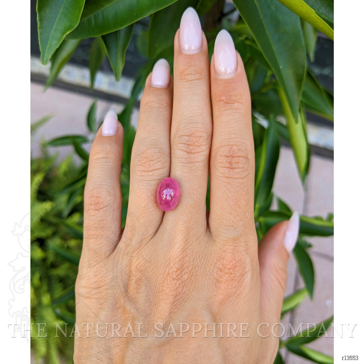 7.68 Ct. Cabochon Ruby from Mozambique