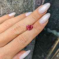 2.11 Ct. Pinkish Red Ruby from Mozambique Life Style