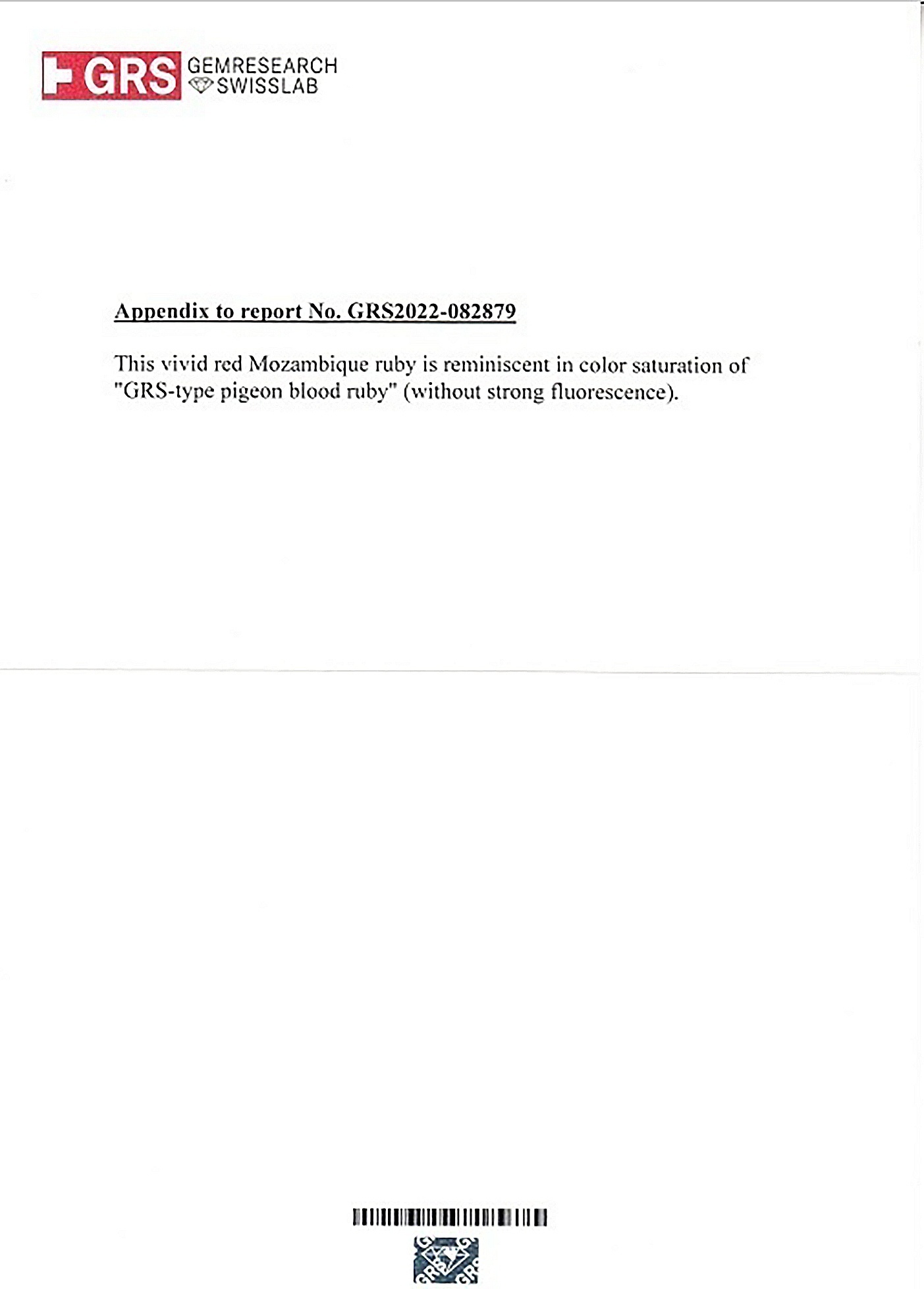 3.07 Ct. Ruby from Mozambique