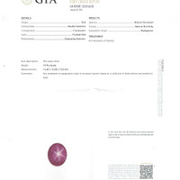 15.94 Ct. Star Ruby from Madagascar Scan Report