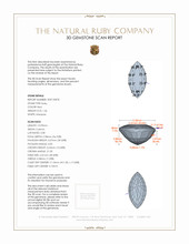 1.46 Ct. Ruby from Mozambique 3 D Scan Report