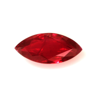 Three Stone Ruby Ring 2.04 Ct., 14K Yellow Gold Combination Stone