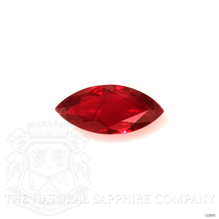 Three Stone Ruby Ring 2.04 Ct., 14K Yellow Gold