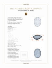 1.51 Ct. Ruby from Mozambique 3 D Scan Report