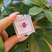 1.29 Ct. Ruby from Mozambique Life Style