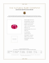 0.81 Ct. Pinkish Red Ruby from Ceylon (Sri Lanka) Scan Report
