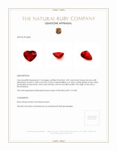 3.09 Ct. Ruby from Mozambique Appraisal