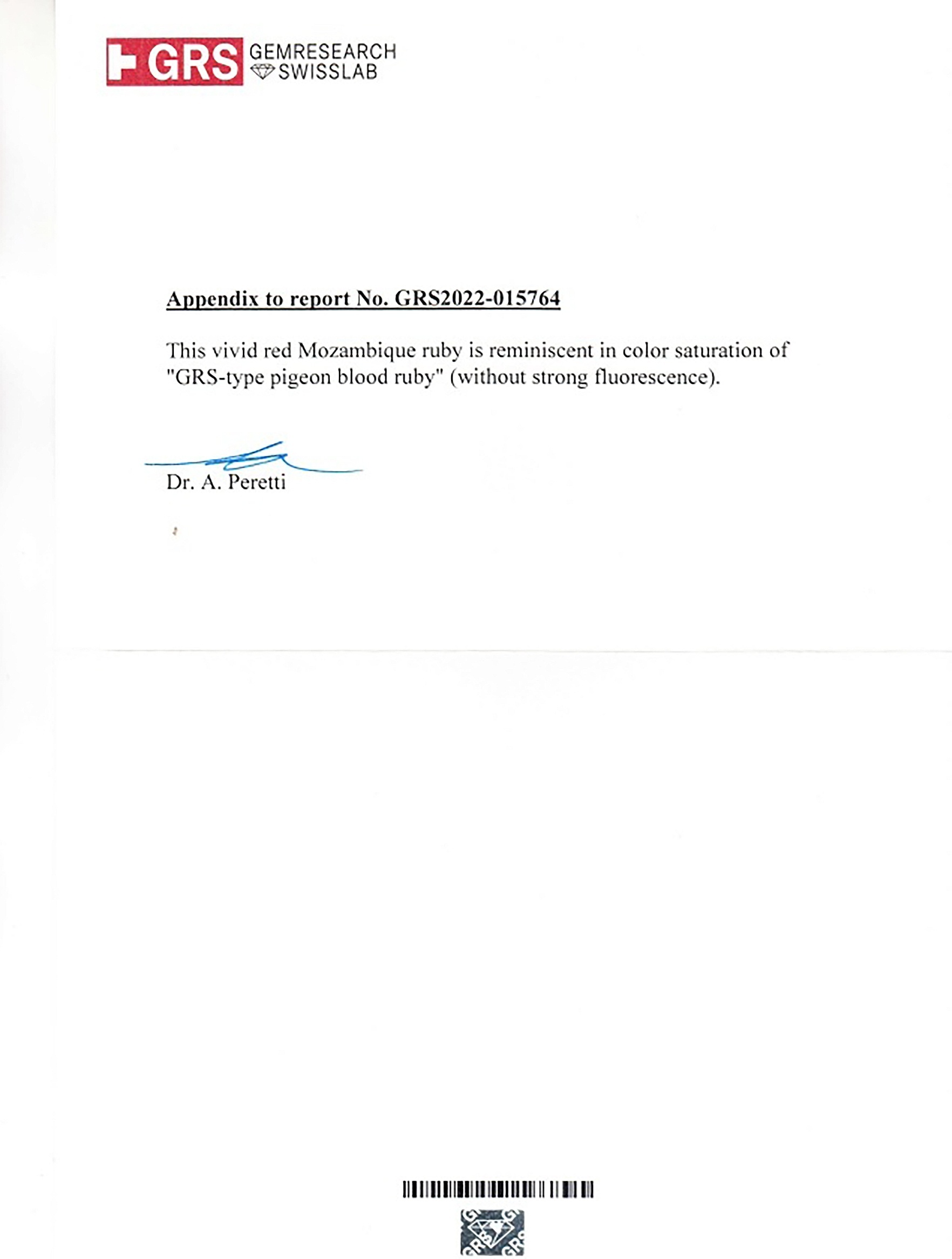 1.90 Ct. Ruby from Mozambique