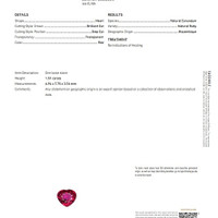 1.51 Ct. Ruby from Mozambique Scan Report