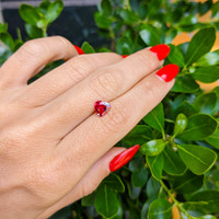 1.09 Ct. Ruby from Mozambique Life Style