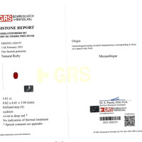 3.01 Ct. Ruby from Mozambique Scan Report