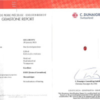 2.15 Ct. Ruby from Mozambique Scan Report