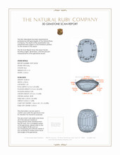 2.12 Ct. Ruby from Mozambique 3 D Scan Report