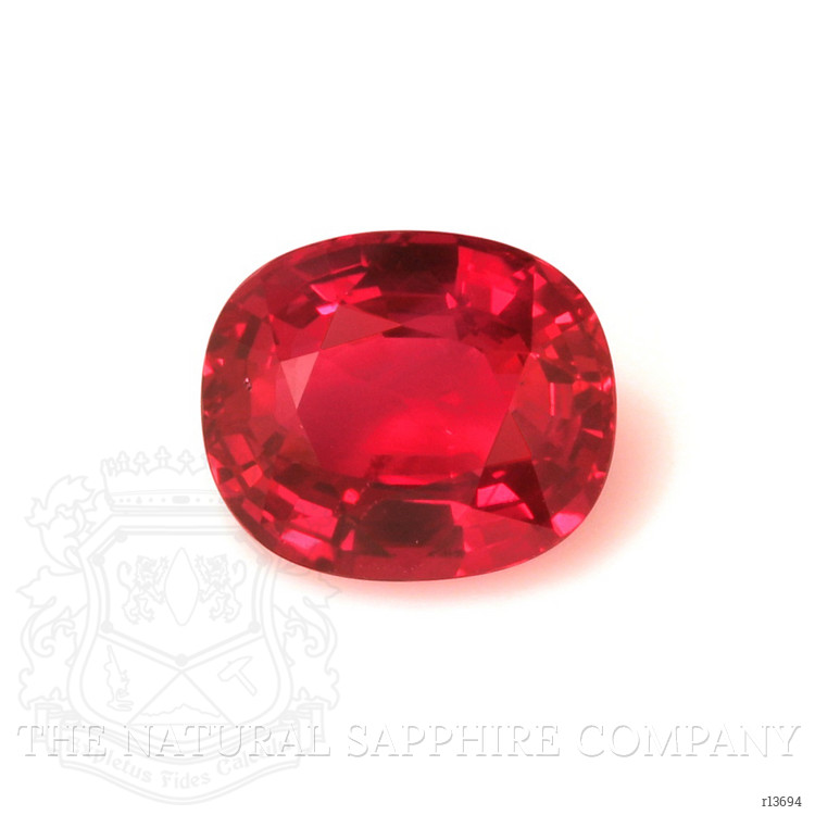 Loose Ruby - Cushion 2.6 Ct. - #R13694 | The Natural Ruby Company