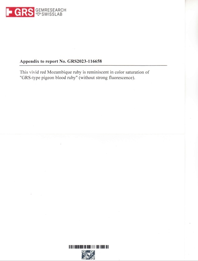 3.01 Ct. Ruby from Mozambique